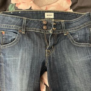 hudson low rise jeans